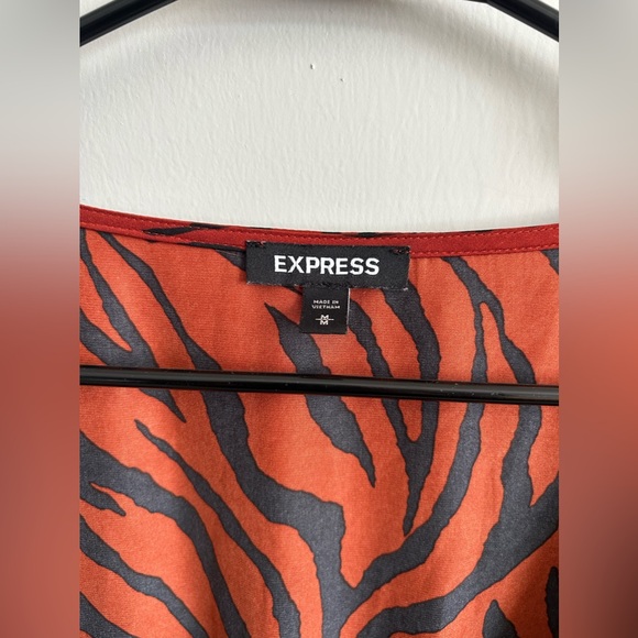 EXPRESS Mini Dress Zibra print  Size M - Picture 3 of 8